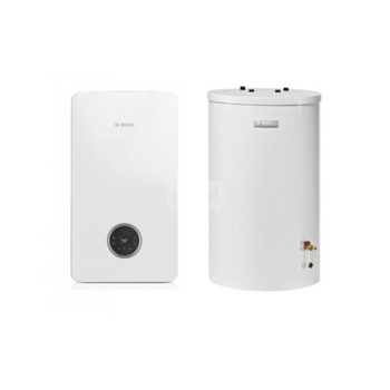 Pakiet - Kocioł gazowy jednofunkcyjny BOSCH TERMOTECHNIKA CONDENS GC2300iW15P kondensacyjny wiszący 16.1 kW + Czujnik c.w.u. + Zasobnik c.w.u WST120-5O