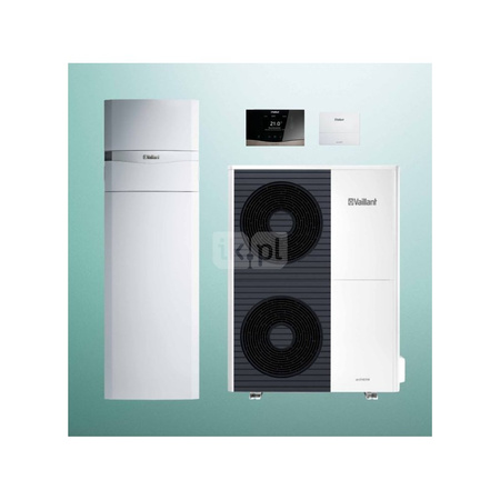 Pakiet Systemowy OZE - Pompa ciepła powietrze-woda split VAILLANT VWL 125/5AS aroTHERM 11.9 kW 400 V + Centrala grzewcza uniTOWER VWL 128/5IS + Regulator sensoCOMFORT VRC 720