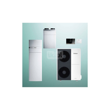 Pakiet Systemowy OZE - Pompa ciepła powietrze-woda split VAILLANT VWL 125/5AS aroTHERM 11.9 kW 400 V + Centrala grzewcza uniTOWER VWL 128/5IS + Regulator sensoCOMFORT VRC 720 + Rekuperator VAR 360/4